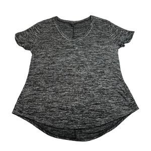 a.n.a. V-Neck Knit T-Shirt Size XL Stretch Casual Minimalist Neutral Lightweight